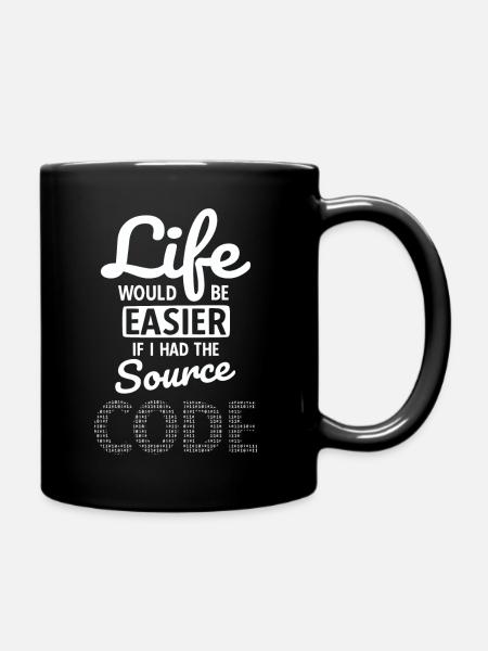Software Ingenieur Informatiker Programmierer - Tasse einfarbig - Schwarz