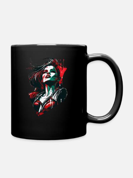 Blood Girl - Full Colour Mug - black