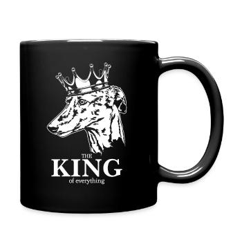 Galgo Español Roi de tout Dog Wilsigns - Mug uni - noir - Droite