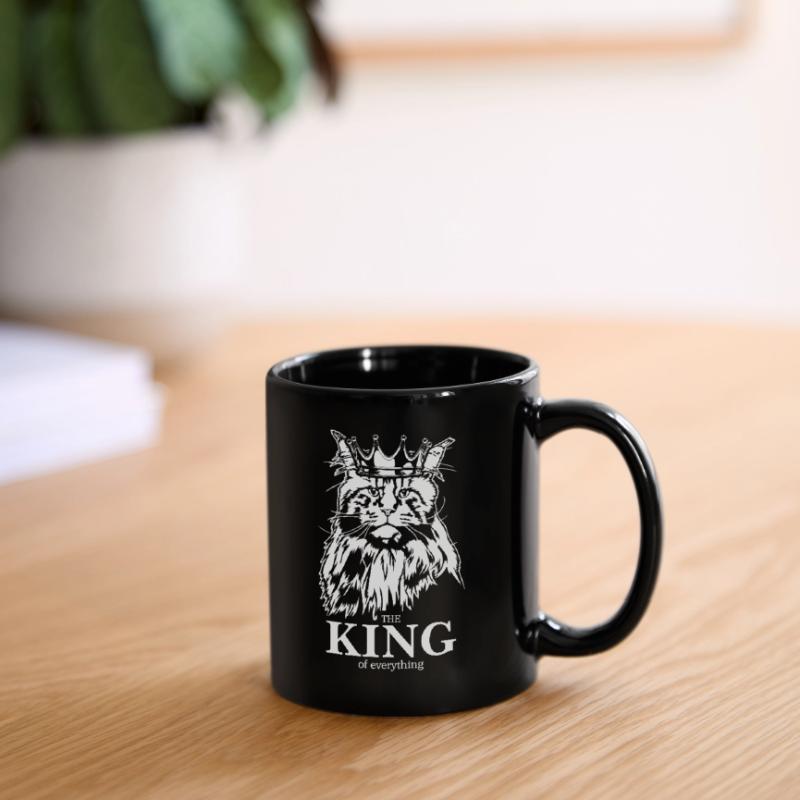 Maine Coon Roi de tout Chat Dire Chat Mug uni