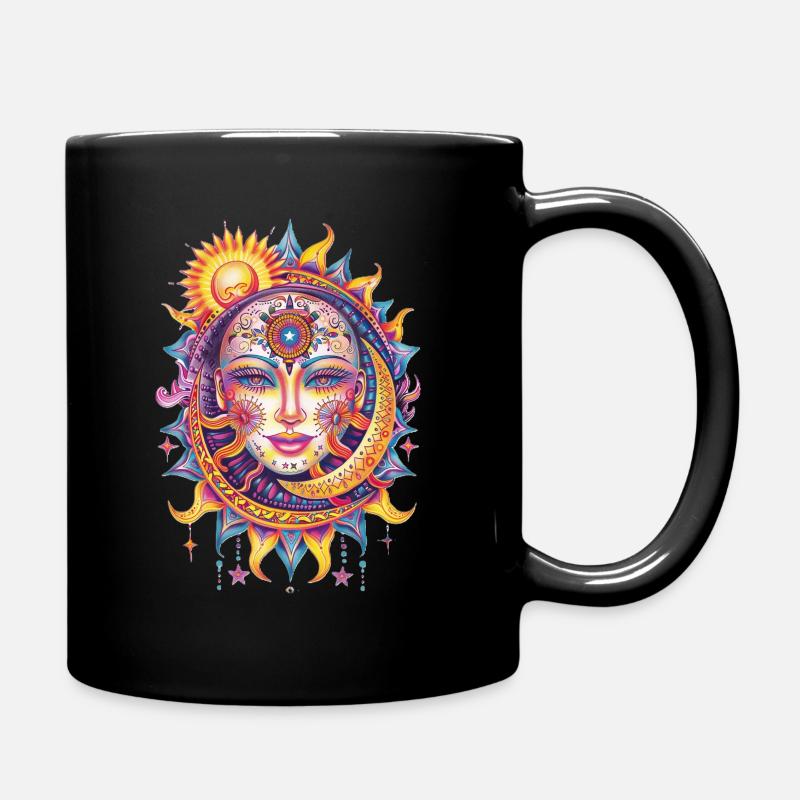 Artful Sun - Full Colour Mug - black