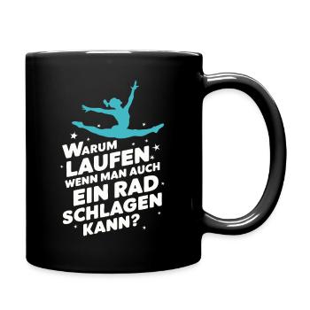 Gymnast Acrobatics Gymnastics Gymnastics - Full Colour Mug - black - Right