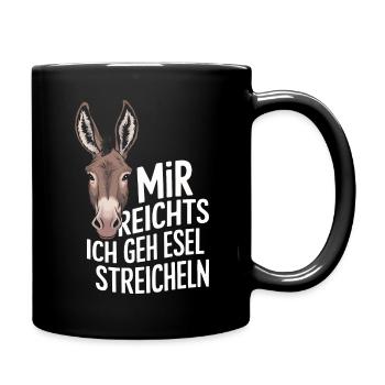Donkey Donkey Mule Muli - Full Colour Mug - black - Right