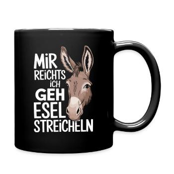 Donkey Donkey Mule Muli - Full Colour Mug - black - Right