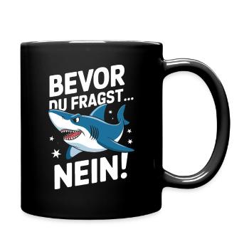 Shark Shark Sharks Shark - Full Colour Mug - black - Right