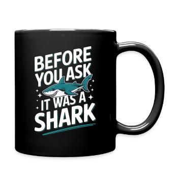 Amputation Behinderung - Tasse einfarbig - Schwarz - Rechts