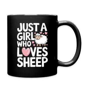 Sheep Sheep Farmer Lamb Farmer - Full Colour Mug - black - Right