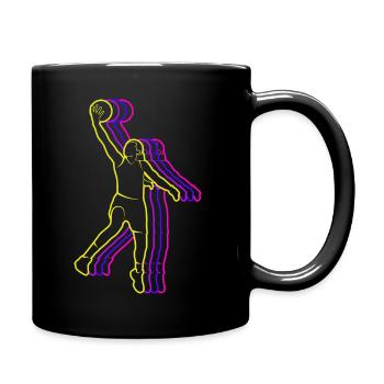 Basketball Basketball Girls - Full Colour Mug - black - Right