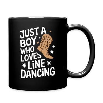 Danse en ligne Danseurs - Mug uni - noir - Droite