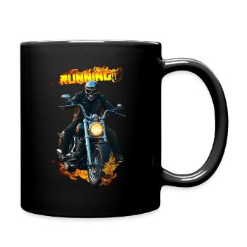 Courir avec style ! 🚗💨 Habillez-vous et décorez la vitesse - Mug uni - noir - Droite