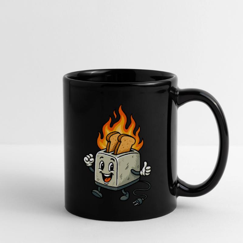 Burning Toast, No Problem! Tasse einfarbig
