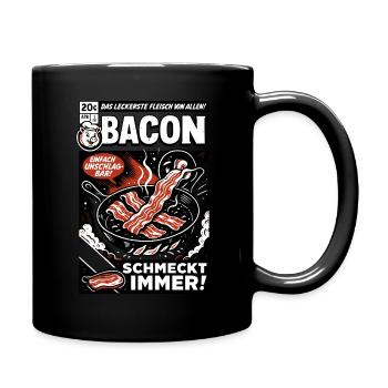 Bacon - Always tastes good! - Full Colour Mug - black - Right