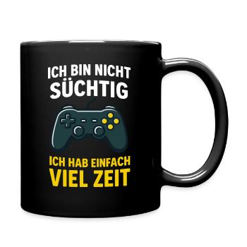 Gamer auf Entzug - Level verloren - Tasse einfarbig - Schwarz - Rechts