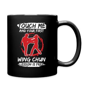 Wing Chun Humor for Martial Artists - Full Colour Mug - black - Right