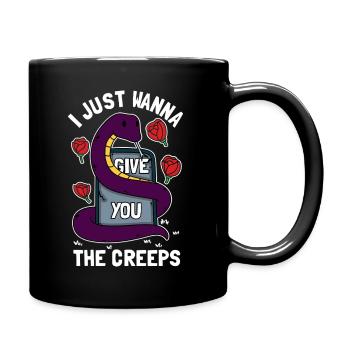 Pastel Goth Creepy Vibe - Tasse einfarbig - Schwarz - Rechts