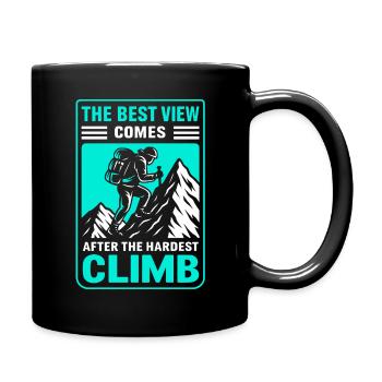 Best view after hard tour - Full Colour Mug - black - Right