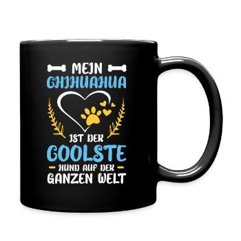 Mein Chihuahua ist Der Coolste Hund - Tasse einfarbig - Schwarz - Rechts