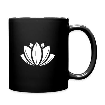 Lotus Flower - Full Colour Mug - black - Right