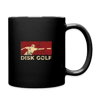 Disc Golf - Full Colour Mug - black - Right