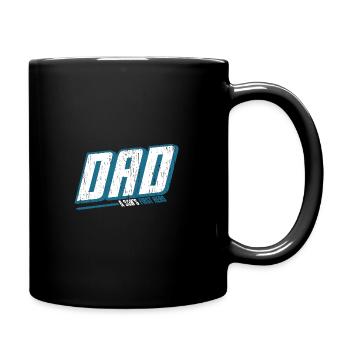 Père et fils père - Mug uni - noir - Droite