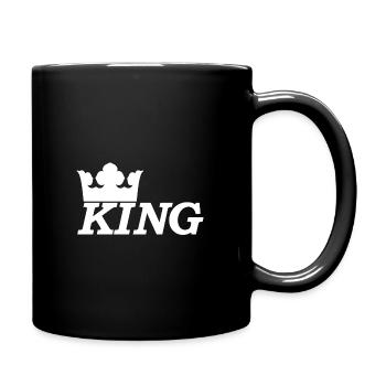 roi - Mug uni - noir - Droite