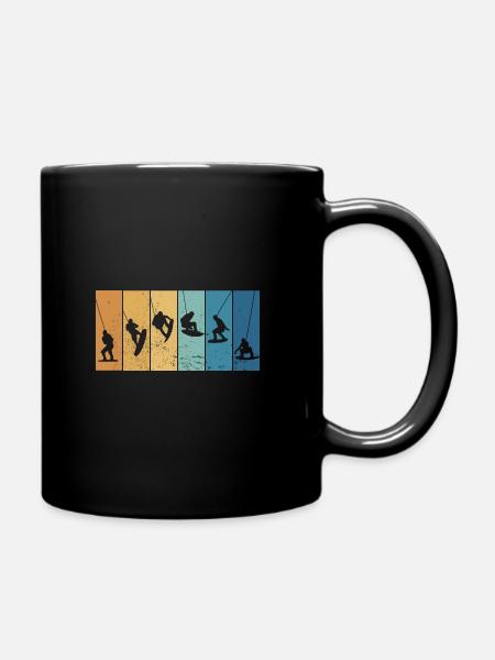 Wakeboard Ski nautique Wakeboard Wakeboard Wakeboard - Mug uni - noir