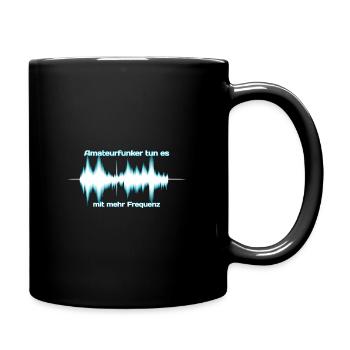 Les radioamateurs le font avec plus de fréquence - Mug uni - noir - Droite