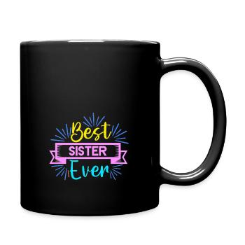 Meilleure soeur - Mug uni - noir - Droite
