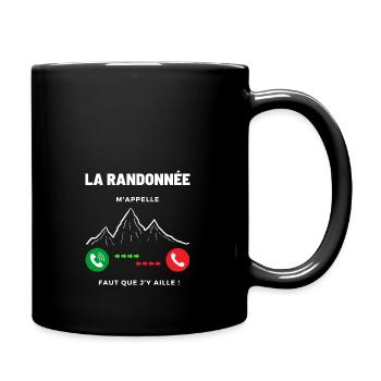 The Hike is calling me, I have to go! - Full Colour Mug - black - Right