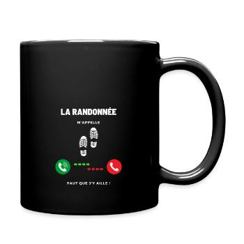The Hike is calling me, I have to go! - Full Colour Mug - black - Right