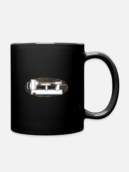 Tournage sur bois - Mug uni - noir