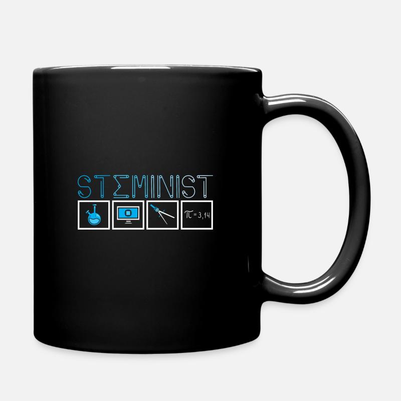 STEMinist - Tasse einfarbig - Schwarz
