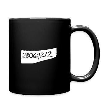 28: 06: 42: 12 Conception de tendance Darko - Mug uni - noir - Droite