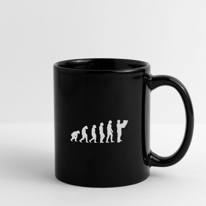 Evolution Bauleiter Tasse einfarbig