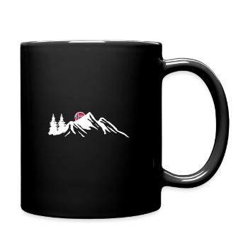 Norwegen Norweger Skandinavien - Tasse einfarbig - Schwarz - Rechts