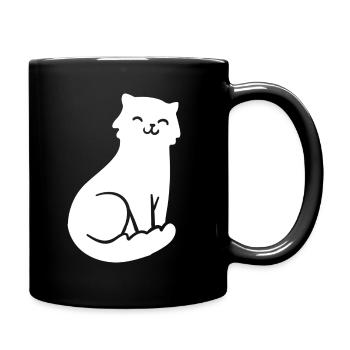 Cat Cats - Full Colour Mug - black - Right