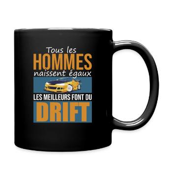 les meilleurs font du drift | jdm voiture dérapage - Mug uni - noir - Droite