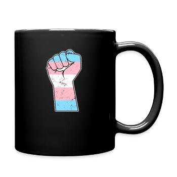 LGBT Pride Transsexuel Faust Transgenre Drapeau - Mug uni - noir - Droite