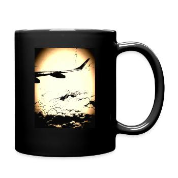 Born to fly - Full Colour Mug - black - Right