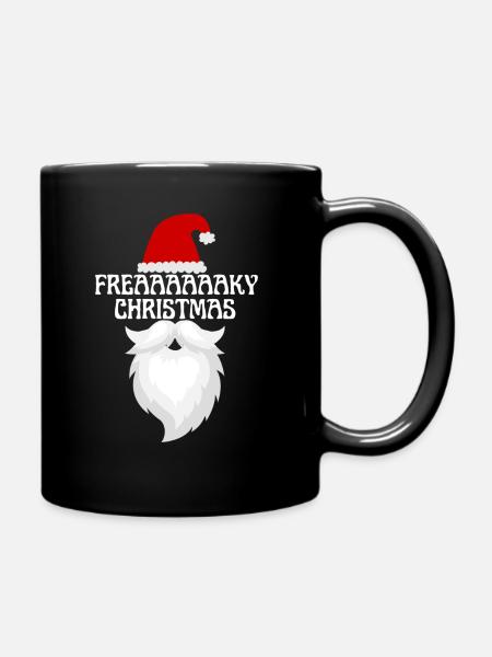 Père Noël Freaky Noël Design - Mug uni - noir