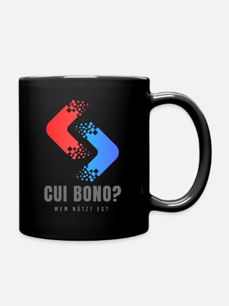 CUI BONO ? - Mug uni - noir