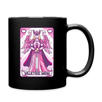 Valkyrie Mom Viking Card - Full Colour Mug - black - Right