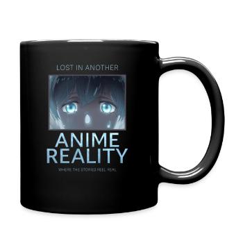 Lost in Another Reality – Anime Addict Reality - Tasse einfarbig - Schwarz - Rechts