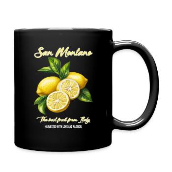 Lemon from San Montano Italy Style - Tasse einfarbig - Schwarz - Rechts
