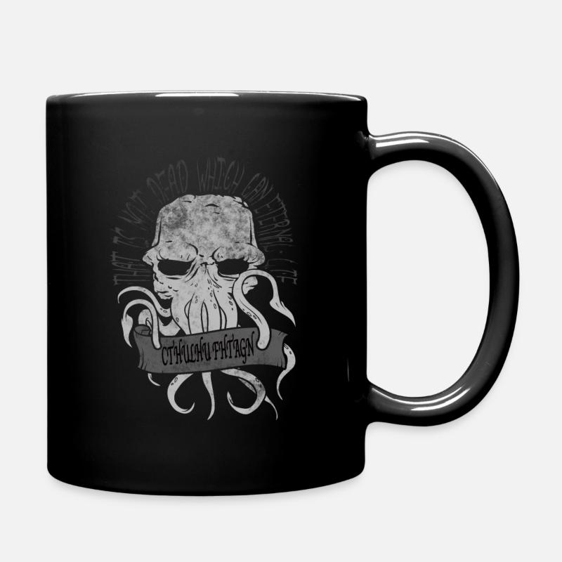 Tout-puissant Cthulskull - Mug uni - noir