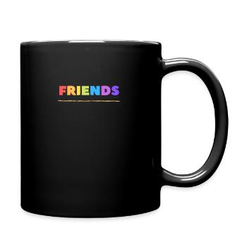 Friends - Tasse einfarbig - Schwarz - Rechts
