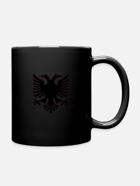 Drapeau de l'Albanie - Mug uni - noir