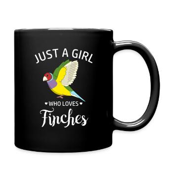 Gouldamadine - Finch - Magnificent Finch - Birds - Bird - Full Colour Mug - black - Right