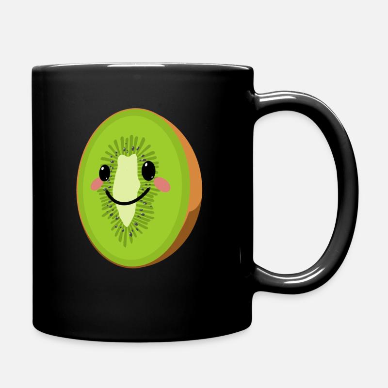 Kiwi - Tasse einfarbig - Schwarz