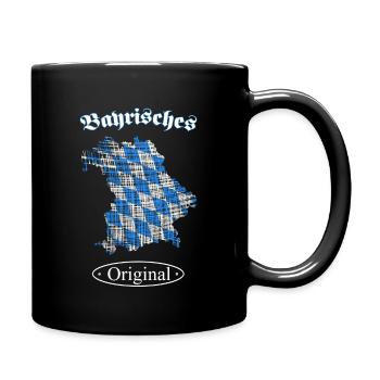 Bayern - Tasse einfarbig - Schwarz - Rechts